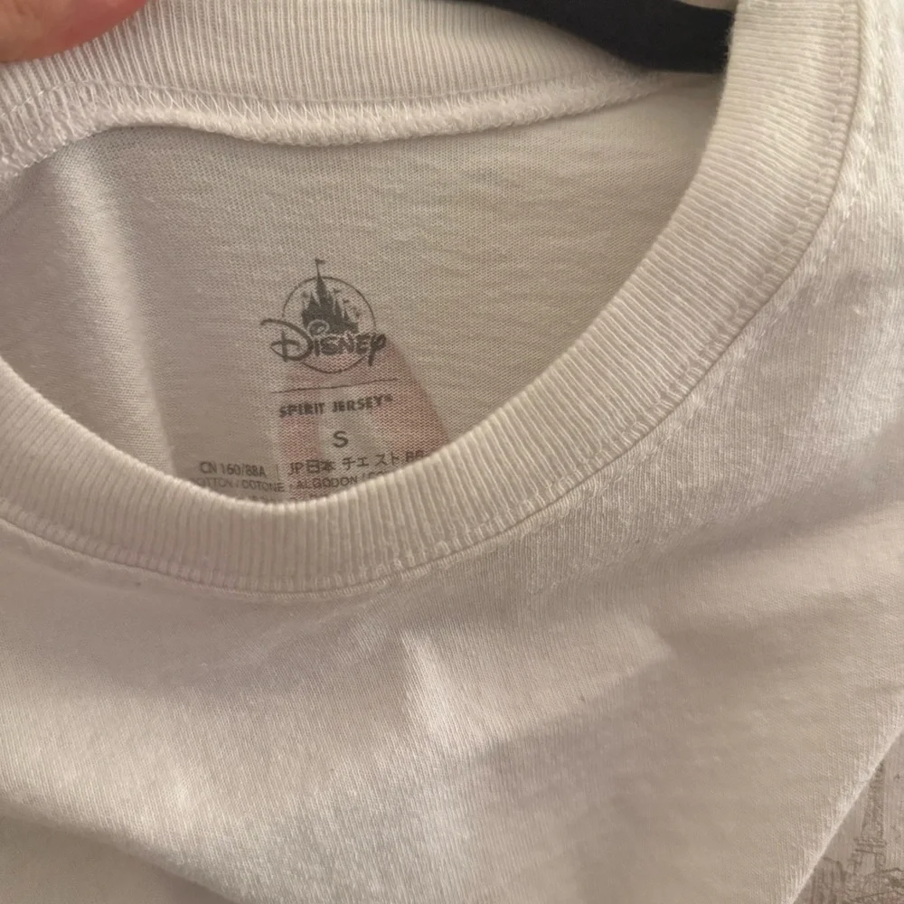 Disney Floral Mickey Mouse Shirt - White and Pink Epcot Paris - Picture 4 of 7